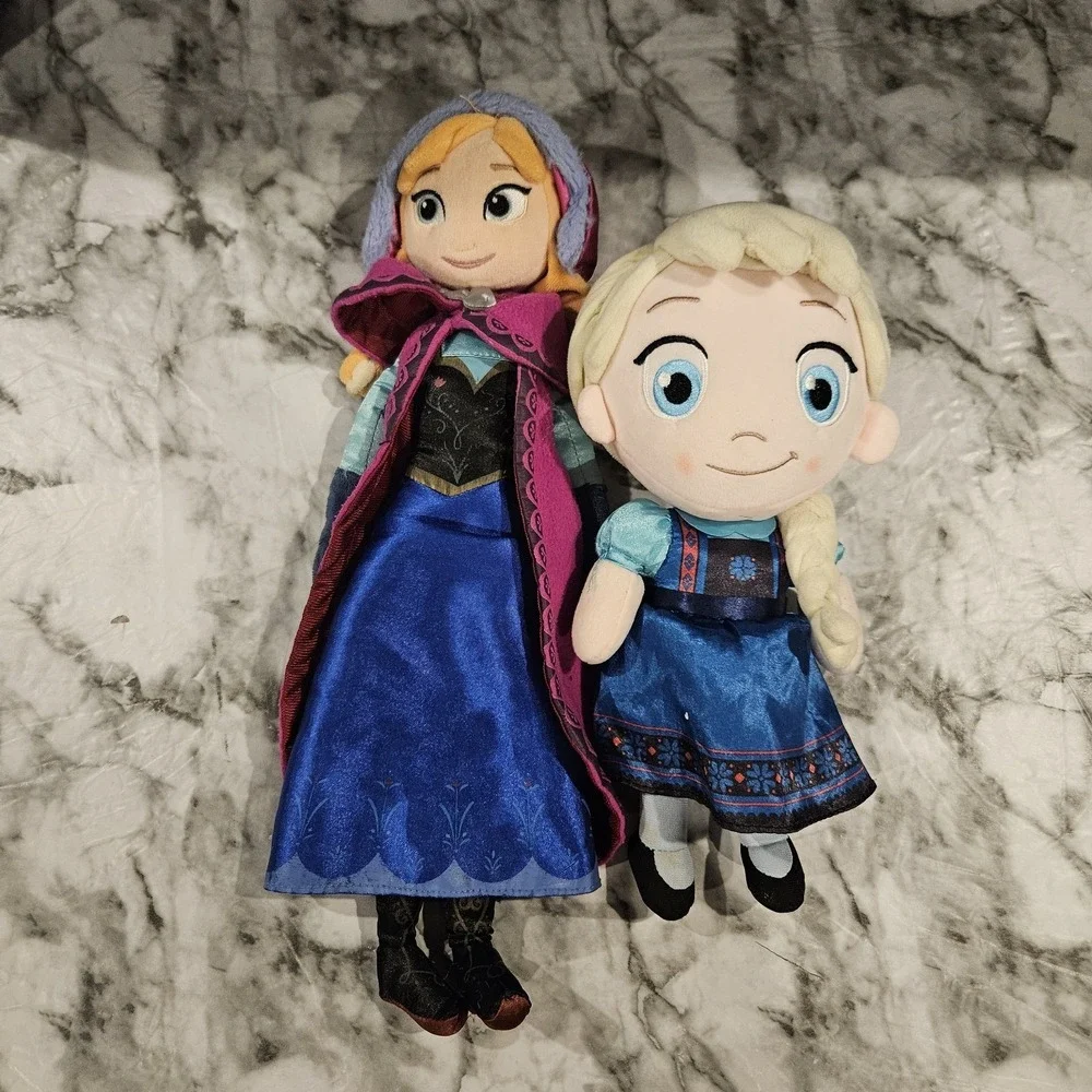 Disney Frozen Plush‎ Bundle Olaf Elsa Anna 3 Pc Set